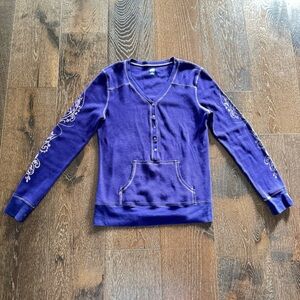 ALT ASO Bella Swan & Elena Gilbert Purple‎ Henley Pouch Size S